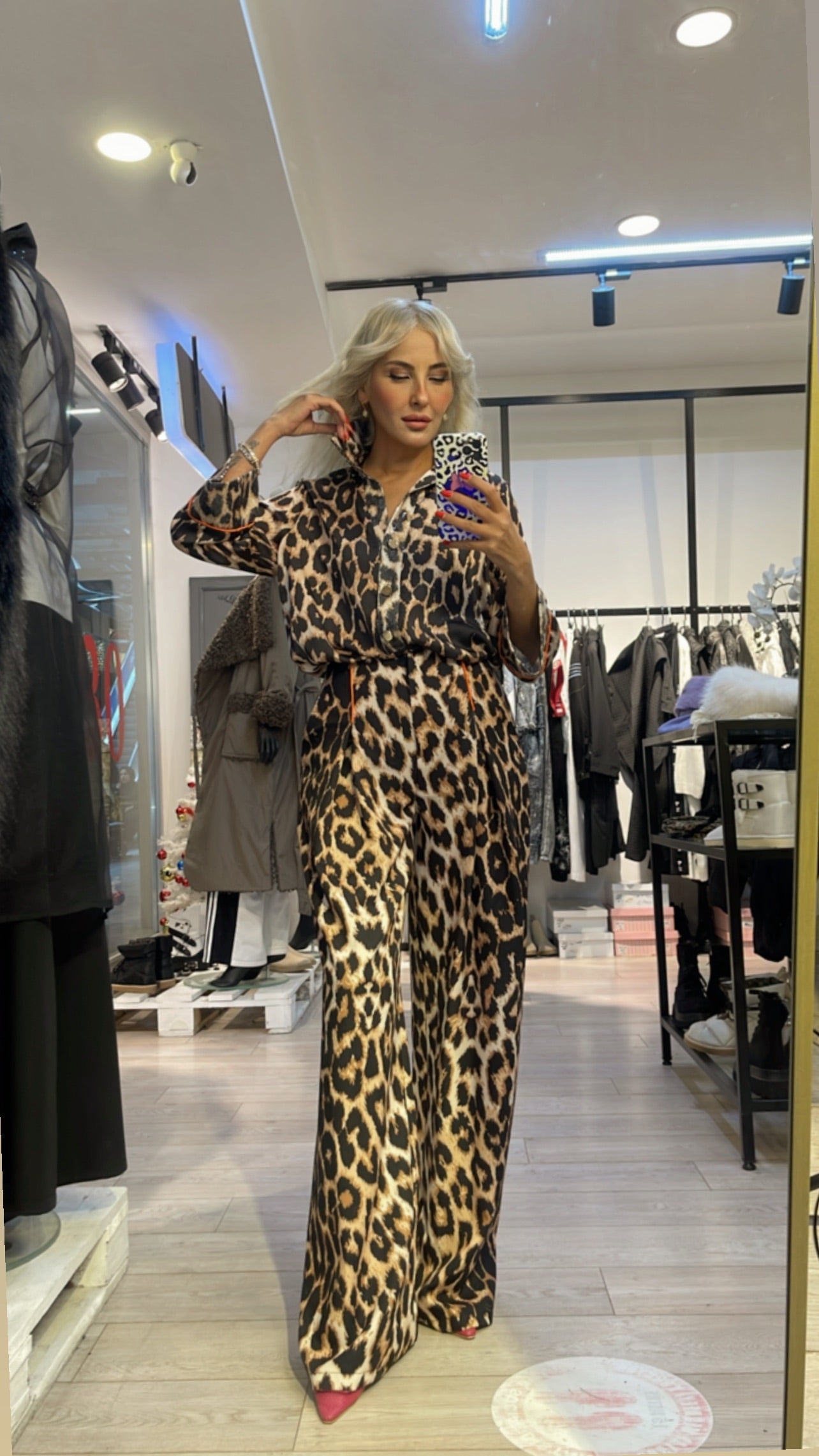 İMZA LEOPAR PANTOLON