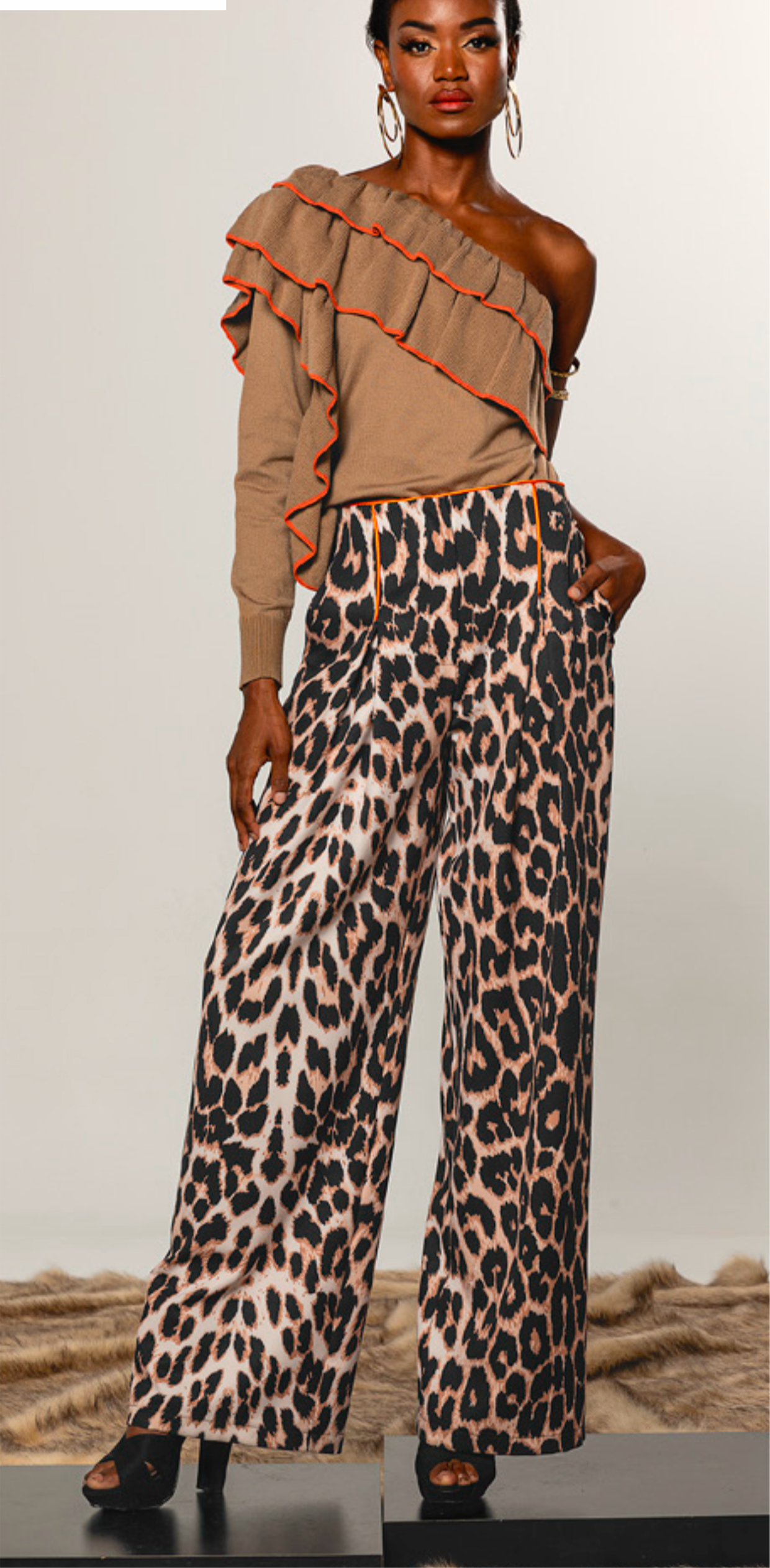 İMZA LEOPAR PANTOLON