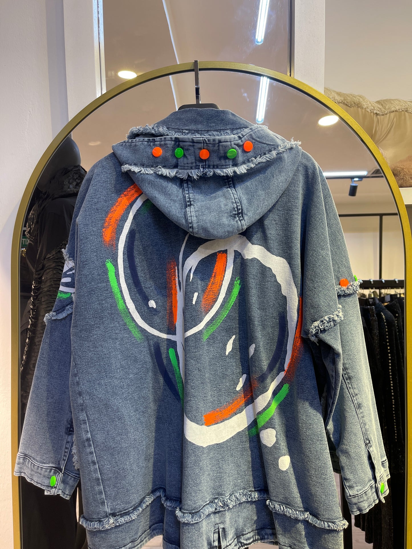2406 NEON DENIM CEKET