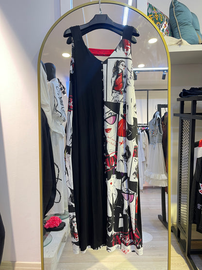 25170 ASKILI WOMAN ELBİSE