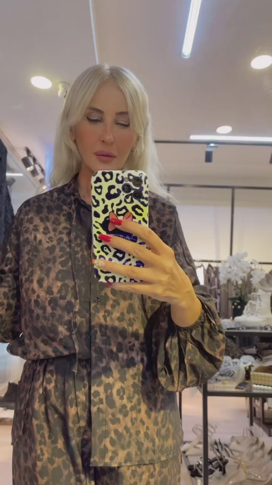 Leopar Desen Takım