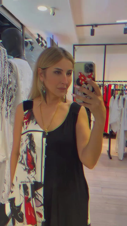 25170 ASKILI WOMAN ELBİSE