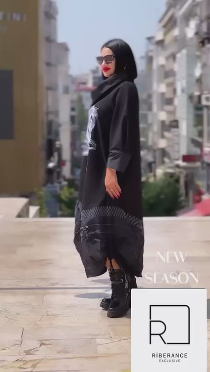 RİBARANCE EXCLUSIVE GÜL TASARIM ELBİSE
